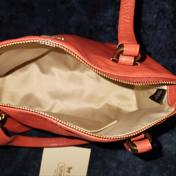 Coach Burnt Orange Bag/Purse - Picture 9 of 13